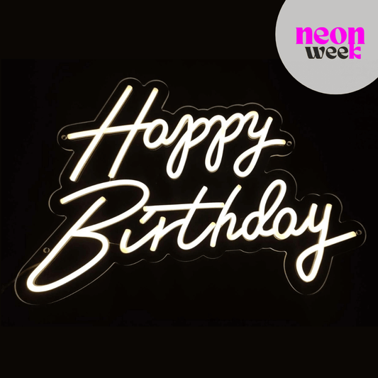 Happy Birthday Neon Sign - Neon Week