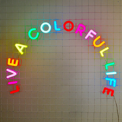 LIVE A COLORFUL LIFE - Neon LED - Neon Week