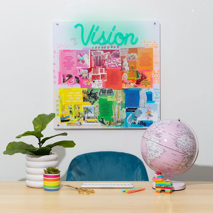 Vision Board Set - Ocean Teal - Neon Week